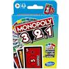 Monopoly Hasbro Monopoly Bid Game, Gioco di Carte Rapido per 4 Giocatori, Gioco per Famiglie e Bambini dai 7 Anni in su, Multicolore, 1 Pacco