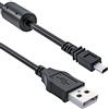 Ancable Cavo USB UC-E6 da 1,5 m, Ancable USB Mini-B, universale, cavo di trasferimento dati per fotocamera digitale Nikon CoolPix, L, D, P, Series