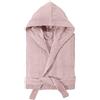 Baroni Home Accappatoio Spugna con Cappuccio, Accappatoio Uomo e Donna 100% COTONE, Assorbente e Confortevole, Taglia L, Rosa