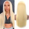 Jreitsere Lace Wig Human Hair Wig 13x4 Lace Front Wig Blonde Straight Wig 613 Blonde Wig Parrucca Donna Capelli Veri Umani Corti Parrucca Capelli Umani Glueless Wig for Woman 20 Inch