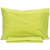 Corredo Italiano® - Monocolore Baby - Set Lenzuola Tintunita per Culla Lettino puro cotone - 100% Made in italy (Pistacchio)