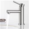 CECIPA Rubinetto da bagno, rubinetto per lavabo con beccuccio altezza 90 mm, Miscelatore lavabo, regolabile a caldo e a freddo