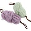 minkissy 2pezzi Spugna Bagno in Naturale Doppia Spugna Per Scrub Schiena Abbondanti Striscia Appendi Per Tutta La Famiglia