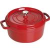 STAUB La Cocotte Casseruola, Ghisa, Rosso Ciliegia, 24 cm