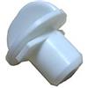 NOZAMI - Confezione di 4 Punte per Uccelli, 1,2 cm, Colore: Bianco
