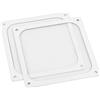 S SIENOC 2 x 120mm PC Computer Chassis Ventola Cooler Polvere Filtro Case Antipolvere Griglia, Magnetico (2 x 120mm, Bianca)