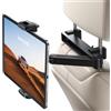 Lamicall Supporto Tablet Auto - [Bloccabile] [Braccio Estensibile Biassiale] Supporto Tablet Poggiatesta, 360° Rotazione, Accessori per Viaggio su Strada, per iPad e altri 4,7-13 Dispositivi