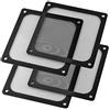 S SIENOC 4 x 120mm PC Computer Chassis Ventola Cooler Polvere Filtro Case Antipolvere Griglia, Magnetico (4 x 120mm, Nero)