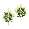 Flair Flower Bouquet di fiori artificiali di seta Calla, fiori artificiali, fiori decorativi, bouquet, per matrimoni, esterni, giardino, balcone, casa, vaso, decorazione per cimitero, decorazione da tavolo, set da