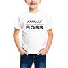 Lovelegis T-Shirt - Maglia - Divertenti - Boss - Capo - Bambini - tg 130-5-6 Anni - Bambini - Idea Regalo Natale e Compleanno