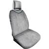 Dunlop Coprisedili auto in spugna - 130 x 70 cm - Universale - Lavabile in lavatrice - Grigio