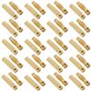LINSYRC 20 Paia Adattatore di Connettore Maschio Femmina Proiettile Spina a Banana 3.0MM 3MM Placcato Oro per RC Lipo Batteria ESC Motors (3.0MM)