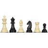 Sunrise Chess & Games Eleganti Scacchi all'alba, Sunrise Chess Staunton 6 Pezzi degli Scacchi in plastica - Leggeri, Resistenti e Perfetti per Gli spostamenti (Altezza del re 95 mm)
