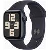 Apple Watch SE 2023 2 gen GPS 40mm Cassa Alluminio Mezzanotte Cinturino Midnight