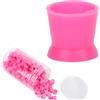 Yosoo Health Gear Tazza per Inchiostro per Tatuaggi 300 Pezzi, Supporto Monouso per Pigmenti Siliconici, Set di Mini Tazze per Trucco, Supporto per Colore Labbra per Eyeliner per Sopracciglia