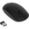 VULTECH Mouse Wireless VulTech MW-09N 1600DPI Nero click silenzioso batteria integrata ricaricabile attacco Type C
