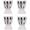 KitchenCraft Collezione Schiaccianoci Teiera in ceramica, 1,2 L, confezione regalo, blu navy