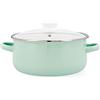 Quid Cocco Casseruola Acciaio Smaltato 22cm - 2,8l Bianco