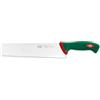 Sanelli Premana Professional Coltello Cioccolato seghettato, Acciaio Inossidabile, Verde/Rosso
