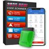 iKiKin Bluetooth OBD2 Dispositivo diagnostico per iOS e Android, Scanner diagnostico Auto, Strumento diagnostico OBDII Senza Fili Completo del Sistema per dispositivi diagnostici Auto, Verde Menta