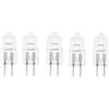 UGEFKMQ G4 Lampada Alogena Trasparente Lampadine Alogene G4 24V 20W 5Pz Bianco caldo 2700K Dimmerabile Per Lampadari Di Cristallo, Insegne, Illuminazione Cucina, Ecc.,20 W