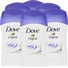 Dove 6x Dove Deodorante Original Anti Traspirante con Crema Idratante Profumo Delicato - 6 Deodoranti Stick da 30ml