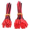 Dilwe 20Pcs JST Cavi Maschio e Femmina 24 AWG Cavo connettore a 2 Pin Compatibile con Batteria RC Lipo