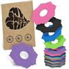 MySweetStitch - 25 x FreeStyle Libre 3 cerotti sensore, Overpatch Mandala Ø 65mm, cerotto impermeabile, traspirante, delicato sulla pelle, Rainbow