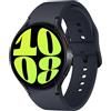 Samsung Galaxy Watch6 SM-R940NZKADBT smartwatch e orologio sportivo 3,81 cm (1.5) OLED 44 mm Digitale 480 x Pixel Touch screen Grafite Wi-Fi GPS (satellitare) [SM-R940NZKADBT]