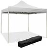 Gazebo richiudibile pieghevole 3 X 3 Bianco ricoperto in PVC impermeabile