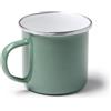 Tazza in metallo smaltato in stile retrò Cardif personalizzate o neutre