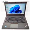 Lenovo ThinkPad L470 14" Core i5-7200U, 8Gb RAM, 256Gb SSD, Notebook, L1293