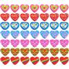 PGONA NyxSeat 49 pezzi Gomme da cancellare colorate a forma di cuore, gomme da cancellare morbide, regali per bambini, materiale scolastico, prezzi per studenti, gomma termoplastica, cuore, carta
