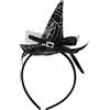 BeNsil Cappello da strega di Halloween - Fasce per capelli di Halloween Cappello da strega, cappello da strega a punta per bambini, Cerchietto per capelli di Halloween, Accessori per capelli per feste