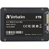 Verbatim SSD Verbatim Vi550 2 TB Nero SATA 6 Gb/s