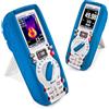 PeakTech 3450 A - True RMS multimetro digitale con fotocamera termica, display grafico Bluetooth e TFT, multimetro manuale professionale, autorange, datalogger, tester di continuità, contatore cat III