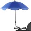 Pacienjo Ombrellino Passeggino Universale con Morsetto Regolabile, ombrellino parasole passeggino, Protezione UV 360 Passeggino Ombrellone Parasole per Carrello, Sedia da Spiaggia, Sedia a Rotelle, Viaggio