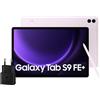Samsung Galaxy Tab S9 FE+, Caricatore incluso, Display 12.4 TFT LCD PLS, Wi-Fi, RAM 8GB, 128GB, 10.090 mAh, Exynos 1380, Android 13, IP68, Light Pink, [Versione italiana] 2023