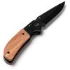 Coltello a serramanico in acciaio con lama nera personalizzato Roly Goliat personalizzate o neutre