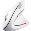 Trust Mouse Wireless Verticale Ergonomico USB Ottico 1600 DPI con Rotella colore Bianco - MOUTRU25132