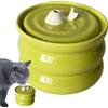 Frifer Fontana automatica per gatti - Fontana per gatti carina balena, fontanella per gatti fatta a mano in ceramica Distributore di acqua per animali domestici per gatti, cani