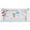 Interbaby MK005-18 Lenzuola Carrozzina Neonato 100% Cotone Disney Mickey Bianco E Grigio - 180 g