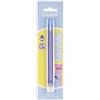 Colourbook - Refill Penna Gel Cancellabile, Set 2 Pezzi, Punta 0,7 mm, Altezza 13 cm, Inchiostro Termosensibile Blu