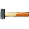 BETA - Mazzetta Professionale 2000 g con Manico in Legno Hickory e Testa in Acciaio Forgiato Temperato, Martello da Officina e Cantiere ad Alta Resistenza, 1380 2000