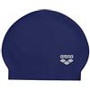 ARENA Soft Latex Swim cap, Unisex, Navy/Silver