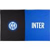 Inter Bandiera Nuovo Logo 140x220cm, Unisex Adulto, Nero/Blu, 140x220
