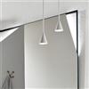 Ondaluce Lampada a sospensione Led D8 cm in alluminio verniciato a polvere Bianco LEX