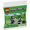 LEGO Polybag Minecraft 30672 Steve e baby Panda