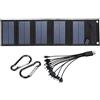 LAXED 70W Pieghevole USB Pannello Solare Celle Solari Portatile Pieghevole Impermeabile Pannello Solare Caricatore per Cellulare Escursionismo