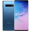 Samsung Galaxy S10+ Smartphone, 128GB, Display 6.4, Dual SIM, Blu (Prism Blue) [Altra Versione Europea]